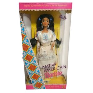 Native American Barbie 1992 NIB